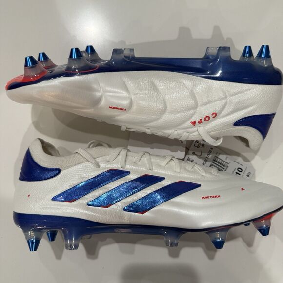 adidas Men’s Copa Pure 2 Elite SG Fabric White IG6395 Size 9 Soccer Cleats NWB main image 8